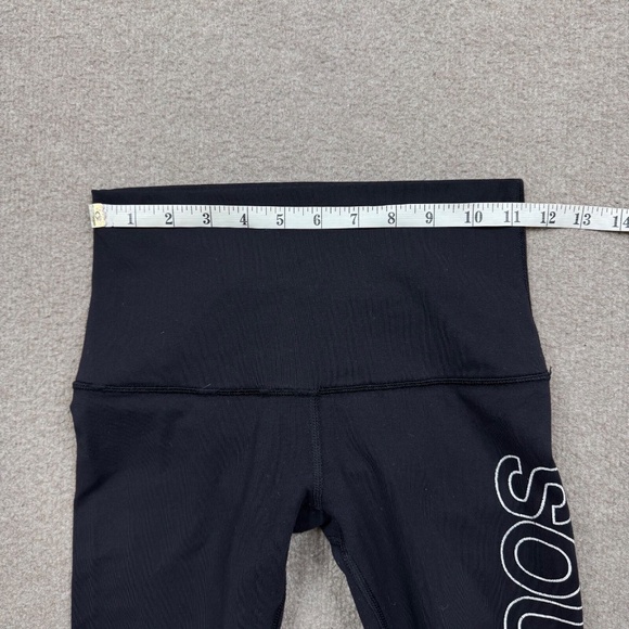 Lululemon x Soulcycle Pants Women's Size 4 Black Compression Lightweight - Picture 4 of 6